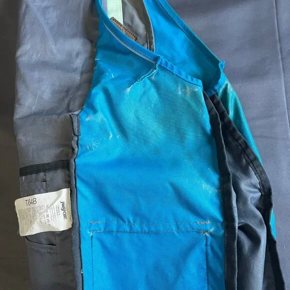 Jansport Skip Yowell Ballard Outdoor Day Backpack Logo Hiking Rugged Retro Nylon - Picture 15 of 16